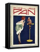 Woman Telling Pan Off!-Tom Purvis-Framed Stretched Canvas