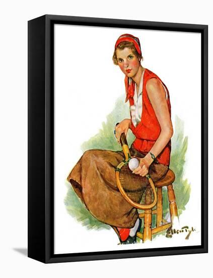 "Woman Tennis Player,"August 20, 1932-Ellen Pyle-Framed Stretched Canvas