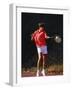 Woman Tennis Player in Action-null-Framed Photographic Print