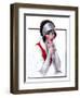 "Woman Tennis Player,"June 27, 1925-J. Knowles Hare-Framed Premium Giclee Print