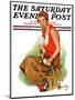 "Woman Tennis Player," Saturday Evening Post Cover, August 20, 1932-Ellen Pyle-Mounted Giclee Print