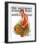 "Woman Tennis Player," Saturday Evening Post Cover, August 20, 1932-Ellen Pyle-Framed Giclee Print