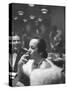 Woman Tries Lady's Cigar in Club After Release of Surgeon General's Report on Smoking Hazards-Ralph Morse-Stretched Canvas