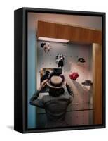 Woman Trying on Hats-Alfred Eisenstaedt-Framed Stretched Canvas