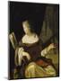 Woman Tuning Her Lute, 1678-Eglon Hendrick Van Der Neer-Mounted Giclee Print