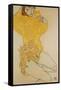 Woman Undressing, 1914-Egon Schiele-Framed Stretched Canvas