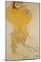 Woman Undressing, 1914-Egon Schiele-Mounted Giclee Print