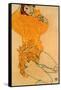 Woman Undressing, 1914-Egon Schiele-Framed Stretched Canvas