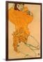 Woman Undressing, 1914-Egon Schiele-Framed Giclee Print