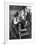 Woman Using a Loom, Sweden, 1936-null-Framed Giclee Print