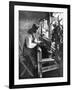 Woman Using a Loom, Sweden, 1936-null-Framed Giclee Print