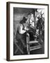 Woman Using a Loom, Sweden, 1936-null-Framed Giclee Print