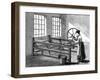 Woman Using a Spinning Jenny, C1880-null-Framed Giclee Print