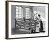 Woman Using a Spinning Jenny, C1880-null-Framed Giclee Print