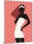 Woman Using Cell Phone-null-Mounted Giclee Print