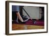 Woman Vacuuming Rug-William P. Gottlieb-Framed Photographic Print