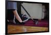 Woman Vacuuming Rug-William P. Gottlieb-Framed Photographic Print