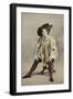 Woman Vaudevillian-null-Framed Art Print