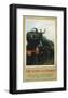 Woman Waiving from the Flying Scotsman-null-Framed Art Print