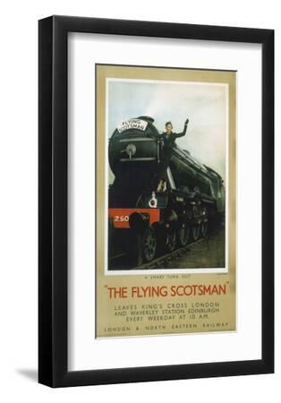 Reproduction Vintage Railway Poster Home Wall Art " The Flying Scotsman"