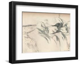 'Woman Waking Up in Bed ', 1896-Henri de Toulouse-Lautrec-Framed Premium Giclee Print