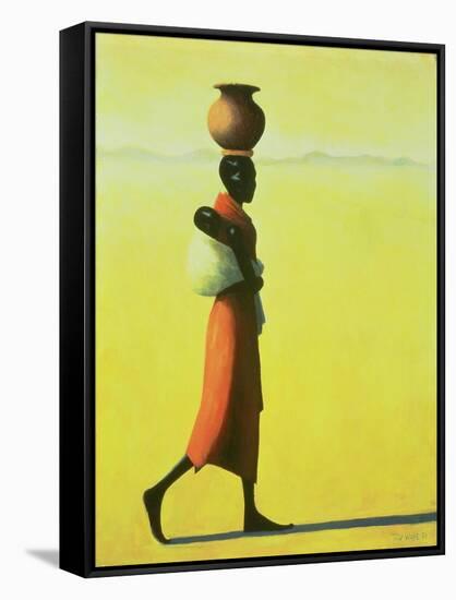 Woman Walking, 1990-Tilly Willis-Framed Stretched Canvas