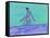 Woman Walking in the Water-Marie Bertrand-Framed Stretched Canvas