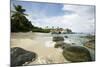 Woman Walking on Beach at the Baths-Macduff Everton-Mounted Photographic Print