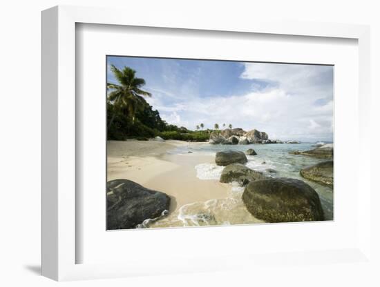 Woman Walking on Beach at the Baths-Macduff Everton-Framed Photographic Print