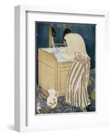 Woman Washing Hands-Mary Cassatt-Framed Giclee Print