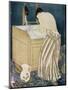 Woman Washing Hands-Mary Cassatt-Mounted Premium Giclee Print