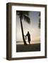 Woman Watching Sunset on Beach-Macduff Everton-Framed Photographic Print