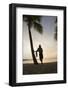 Woman Watching Sunset on Beach-Macduff Everton-Framed Photographic Print