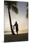 Woman Watching Sunset on Beach-Macduff Everton-Mounted Photographic Print