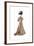 Woman Wearing a Long Dress and a Hat, 1908-1909-Andre & Sleigh-Framed Giclee Print