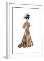 Woman Wearing a Long Dress and a Hat, 1908-1909-Andre & Sleigh-Framed Giclee Print