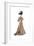 Woman Wearing a Long Dress and a Hat, 1908-1909-Andre & Sleigh-Framed Giclee Print