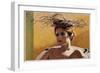 Woman Wearing a Nest-Helen J. Vaughn-Framed Giclee Print