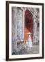 Woman Wearing Ao Dai Dress at Dien Tho Inside Citadel, Hue, Thua Thien-Hue, Vietnam (Mr)-Ian Trower-Framed Photographic Print