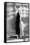 Woman Wearing Chanel Dress, 1928-null-Framed Stretched Canvas