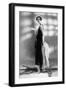 Woman Wearing Chanel Dress, 1928-null-Framed Photo