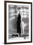 Woman Wearing Chanel Dress, 1928-null-Framed Photo