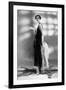 Woman Wearing Chanel Dress, 1928-null-Framed Photo