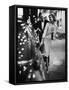 Woman Wearing Daridow Copy of Chanel Evening Suit-Gordon Parks-Framed Stretched Canvas