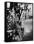 Woman Wearing Daridow Copy of Chanel Evening Suit-Gordon Parks-Framed Stretched Canvas