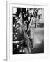 Woman Wearing Daridow Copy of Chanel Evening Suit-Gordon Parks-Framed Photographic Print