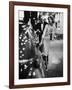 Woman Wearing Daridow Copy of Chanel Evening Suit-Gordon Parks-Framed Photographic Print