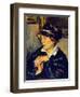 Woman Wearing Dark Hat, 1917-Anton Faistauer-Framed Giclee Print