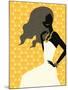 Woman Wearing Dress-null-Mounted Giclee Print