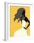 Woman Wearing Dress-null-Framed Giclee Print